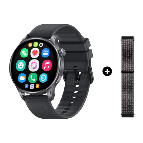 ZEBLAZE smartwatch Btalk 3 GPS, heart rate, 1.43" AMOLED, GPS, 3 ATM, γκρι