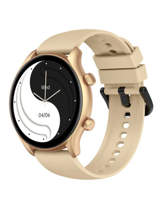 ZEBLAZE smartwatch Btalk 3 Plus, heart rate, 1.39" IPS, χρυσό