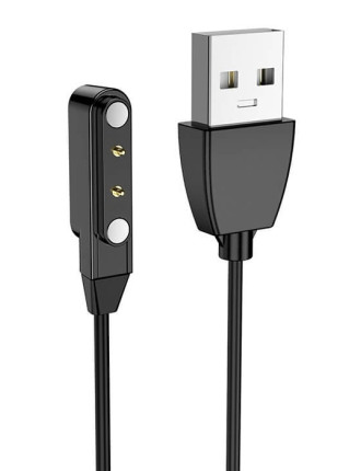 ZEBLAZE USB καλώδιο φόρτισης για smartwatch Btalk 3 Pro, μαύρο