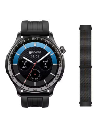 ZEBLAZE smartwatch Btalk 4 Pro, heart rate, 1.43" AMOLED, μαύρο ZEBLAZE smartwatch Btalk 4 Pro, heart rate, 1.43" AMOLED, μαύρο
