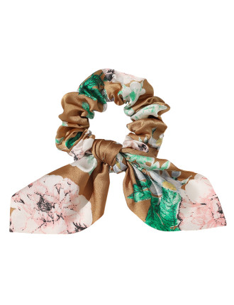 ROXXANI Λαστιχάκι μαλλιών με μικρό φιόγκο BTHU-0002, φλοράλ ROXXANI Λαστιχάκι μαλλιών με μικρό φιόγκο BTHU-0002, φλοράλ