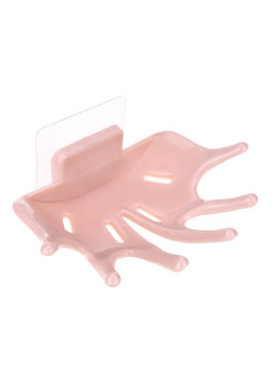 Βάση σαπουνιού BTHU-0007, πλαστική, ροζ