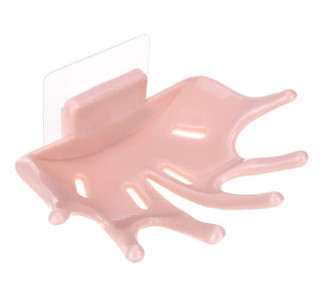 Βάση σαπουνιού BTHU-0007, πλαστική, ροζ