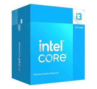 INTEL CPU Core i3-14100F, 4 Cores, 3.50GHz, 12MB Cache, LGA1700