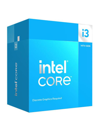 INTEL CPU Core i3-14100F, 4 Cores, 3.50GHz, 12MB Cache, LGA1700