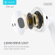 CELEBRAT earphones με θήκη φόρτισης C200 Pro, True Wireless, 13mm, 30/300mAh, λευκά CELEBRAT earphones με θήκη φόρτισης C200 Pro, True Wireless, 13mm, 30/300mAh, λευκά