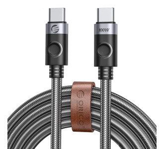 ORICO καλώδιο USB-C C2CZ, 100W, 480Mbps, 1m, μαύρο