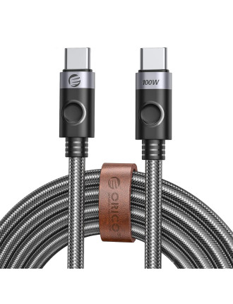 ORICO καλώδιο USB-C C2CZ, 100W, 480Mbps, 1m, μαύρο