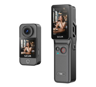 SJCAM action camera C400 με ασύρματο χειριστήριο, 16MP/4K, WiFi, αδιάβροχη θήκη, μαύρη