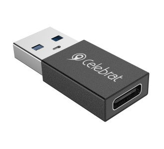 CELEBRAT αντάπτορας USB 3.0 σε USB-C CA-01, 3A, 5Gbps, μαύρος