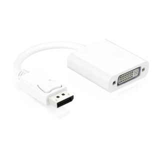 POWERTECH αντάπτορας DisplayPort σε DVI 24+5 CAB-DP005, 0.20m, λευκός