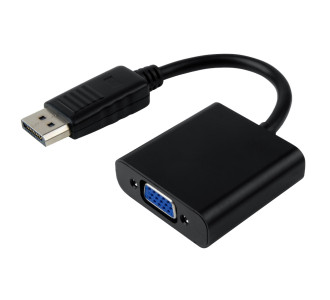 POWERTECH αντάπτορας DisplayPort σε VGA CAB-DP022, 0.20m, μαύρος