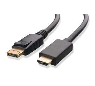 POWERTECH καλώδιο DisplayPort σε HDMI CAB-DP026, 1080p, CCS, 1m, μαύρο