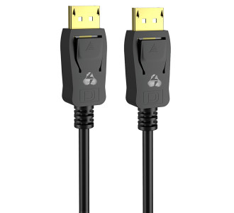 POWERTECH καλώδιο DisplayPort 1.2V CAB-DP049, copper, 4K/60Hz, 5m, μαύρο