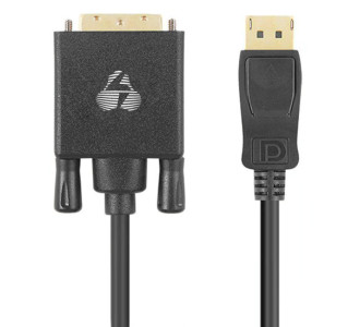 POWERTECH καλώδιο DisplayPort σε DVI CAB-DP058, Active, 4K, 1.8m, μαύρο