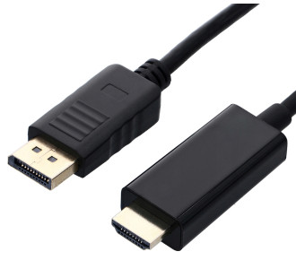 POWERTECH καλώδιο DisplayPort σε HDMI CAB-DP070, 1080p, 1.5m, μαύρο POWERTECH καλώδιο DisplayPort σε HDMI CAB-DP070, 1080p, 1.5m, μαύρο