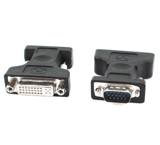 POWERTECH αντάπτορας VGA σε DVI 24+5 CAB-G016, συμβατό με 24+1, μαύρος POWERTECH αντάπτορας VGA σε DVI 24+5 CAB-G016, συμβατό με 24+1, μαύρος