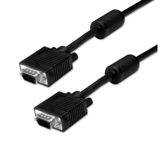 POWERTECH καλώδιο VGA 15pin M-M CAB-G025, 1080p, Copper 3+6, 1.5m, μαύρο