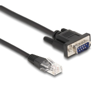 POWERTECH καλώδιο serial RS-232 σε RJ45 CAB-G040, 30cm, μαύρο