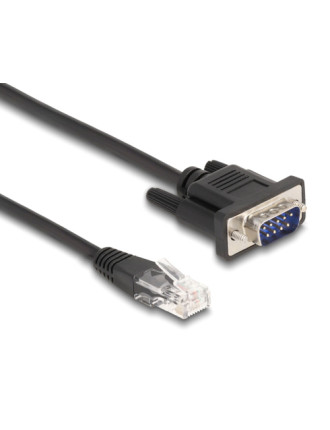 POWERTECH καλώδιο serial RS-232 σε RJ45 CAB-G040, 30cm, μαύρο