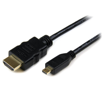 POWERTECH καλώδιο micro HDMI σε HDMI CAB-H007 με Ethernet, 1.5m, μαύρο