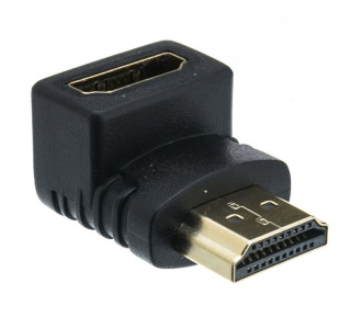 POWERTECH αντάπτορας HDMI CAB-H034, γωνιακός 90°, μαύρος POWERTECH αντάπτορας HDMI CAB-H034, γωνιακός 90°, μαύρος