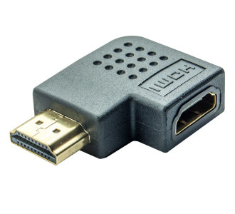 POWERTECH αντάπτορας HDMI CAB-H037, γωνιακός, 90° right, μαύρος POWERTECH αντάπτορας HDMI CAB-H037, γωνιακός, 90° right, μαύρος