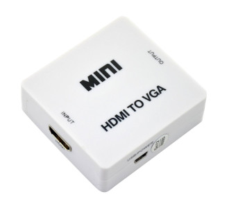 POWERTECH HD Video Converter HDMI σε VGA & 3.5mm Audio CAB-H073, Full HD