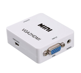 POWERTECH Video Converter VGA & 3.5mm Audio σε HDMI CAB-H107, Full HD