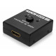 POWERTECH HDMI switch CAB-H112, 2 σε 1, 4K, bidirectional, μαύρο POWERTECH HDMI switch CAB-H112, 2 σε 1, 4K, bidirectional, μαύρο
