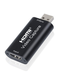 POWERTECH video capture CAB-H147, HDMI/USB σύνδεση, 4K/60Hz, μαύρο