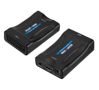 Αντάπτορας SCART σε HDMI CAB-H152, 10.2Gbps, NTSC & PAL, μαύρος