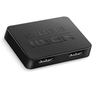 POWERTECH HDMI splitter CAB-H163, 1-in σε 2-out, 4K/30Hz, HDR/HDCP, μαύρο