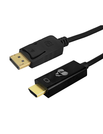 POWERTECH καλώδιο DisplayPort σε HDMI CAB-H182, 4K/30Hz, 21.6 Gbps, 1m, μαύρο