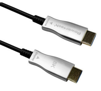 POWERTECH καλώδιο HDMI 2.1 CAB-H193 με Ethernet, 8K/60Hz, 48 Gbps, 10m, μαύρο POWERTECH καλώδιο HDMI 2.1 CAB-H193 με Ethernet, 8K/60Hz, 48 Gbps, 10m, μαύρο