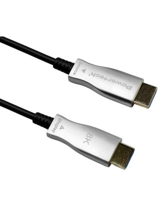 POWERTECH καλώδιο HDMI 2.1 CAB-H193 με Ethernet, 8K/60Hz, 48 Gbps, 20m, μαύρο POWERTECH καλώδιο HDMI 2.1 CAB-H193 με Ethernet, 8K/60Hz, 48 Gbps, 20m, μαύρο