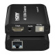 POWERTECH HDMI video extender CAB-H195 μέσω καλωδίου RJ45, 4K/30Hz, με loop, έως 120m POWERTECH HDMI video extender CAB-H195 μέσω καλωδίου RJ45, 4K/30Hz, με loop, έως 120m