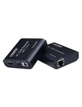 POWERTECH HDMI video extender CAB-H195 μέσω καλωδίου RJ45, 4K/30Hz, με loop, έως 120m POWERTECH HDMI video extender CAB-H195 μέσω καλωδίου RJ45, 4K/30Hz, με loop, έως 120m