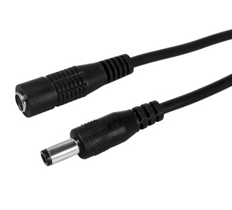 POWERTECH καλώδιο προέκτασης τροφοδοσίας CAB-H201, 5.5x2.5mm, 3m, μαύρο POWERTECH καλώδιο προέκτασης τροφοδοσίας CAB-H201, 5.5x2.5mm, 3m, μαύρο