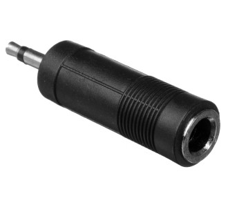 POWERTECH αντάπτορας mono 3.5mm σε 6.35mm CAB-J023, μαύρος, 5τμχ