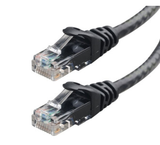 POWERTECH καλώδιο δικτύου CAB-N007, Cat 5e U/UTP, CCA 26AWG, 15m, μαύρο