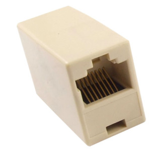 POWERTECH RJ45 εξάρτημα UTP μούφα CAB-N040, θηλυκό/θηλυκό, 8p8c, λευκό