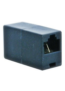 POWERTECH RJ45 εξάρτημα UTP μούφα CAB-N041, θηλυκό/θηλυκό, 8p8c, μαύρο