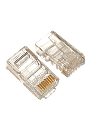 POWERTECH βύσμα RJ45 Cat 5e CAB-N087, 8p8cs , no metal, 50τμχ POWERTECH βύσμα RJ45 Cat 5e CAB-N087, 8p8cs , no metal, 50τμχ