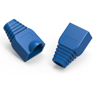 POWERTECH κάλυμμα για βύσμα δικτύου RJ45 CAB-N092, μπλε, 10τμχ