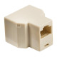 POWERTECH Αντάπτορας RJ45 (F) σε 2x RJ45 (F) CAB-N128, λευκό POWERTECH Αντάπτορας RJ45 (F) σε 2x RJ45 (F) CAB-N128, λευκό