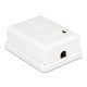 POWERTECH επιτοίχια πρίζα δικτύου CAB-N129, 1 θύρας, Cat.6 UTP, λευκή POWERTECH επιτοίχια πρίζα δικτύου CAB-N129, 1 θύρας, Cat.6 UTP, λευκή