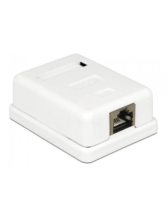 POWERTECH επιτοίχια πρίζα δικτύου CAB-N129, 1 θύρας, Cat.6 UTP, λευκή POWERTECH επιτοίχια πρίζα δικτύου CAB-N129, 1 θύρας, Cat.6 UTP, λευκή