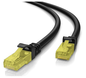 POWERTECH καλώδιο δικτύου CAB-N264, Cat 5e U/UTP, copper, 0.5m, μαύρο POWERTECH καλώδιο δικτύου CAB-N264, Cat 5e U/UTP, copper, 0.5m, μαύρο