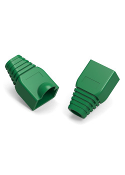 POWERTECH κάλυμμα για βύσμα δικτύου RJ45 CAB-N285 πράσινο, 10τμχ